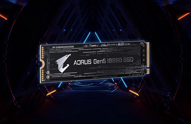 Gigabyte rilascerà SSD Aorus Gen5 10000 con velocità fino a 12,5 GB/s