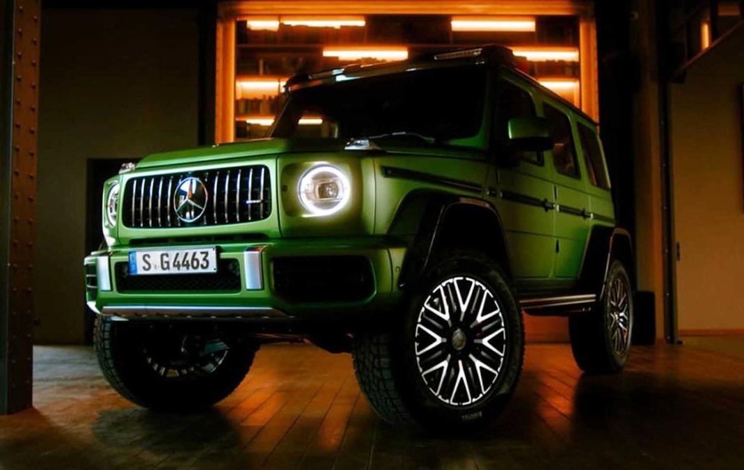 Mercedes-Benz präsentiert leistungsstarkes Mercedes-AMG G63 4×4² SUV