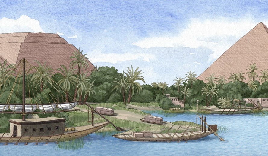 Der Nil-Nebenfluss Khufu wurde zum Bau der Pyramiden von Gizeh verwendet