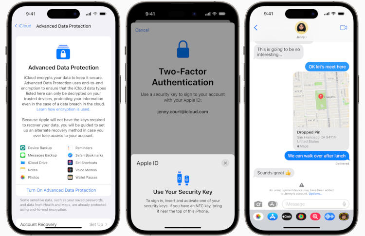 Apple adiciona criptografia de ponta a ponta para backups, fotos e outros dados no iCloud