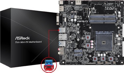 Revelada placa ASRock X300TM-ITX para PCs compactos AMD Ryzen