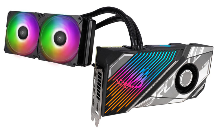 ASUSがROG Strix LC GeForce RTX3090Ti液冷グラフィックカードを発表