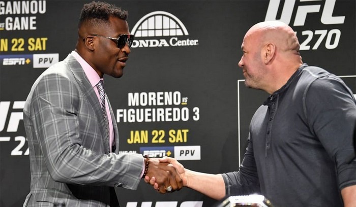 데이나 화이트, 잠정 UFC 헤비급 타이틀 확정