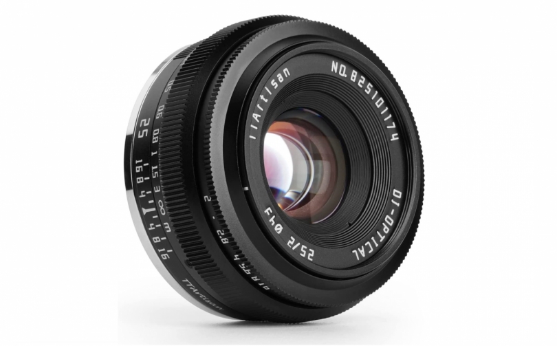 Compact TTArtisan 25mm f/2 dévoilé pour seulement 55$