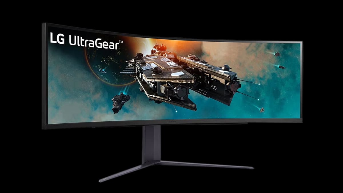 LG prépare la sortie d'un moniteur de jeu incurvé UltraGear 49GR85DC-B