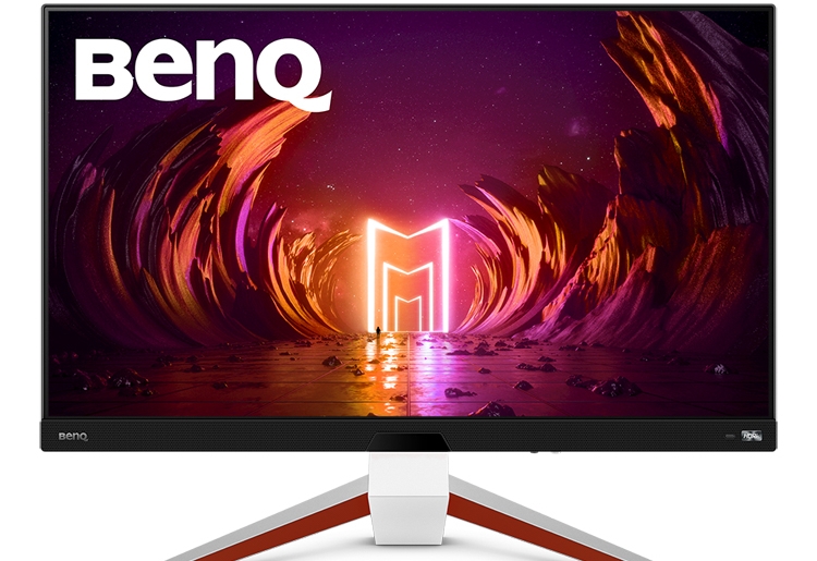 Monitor de jogos BenQ Mobiuz EX2710U com taxa de atualização de 144Hz e subwoofer embutido lançado