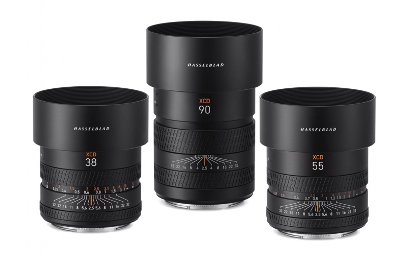 Hasselblad lancia i nuovi obiettivi XCD 2.5/38V, XCD 2.5/55V e XCD 2.5/90V