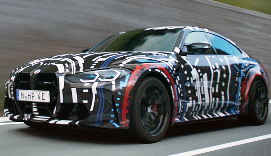 BMW testet ein viermotoriges Elektroauto