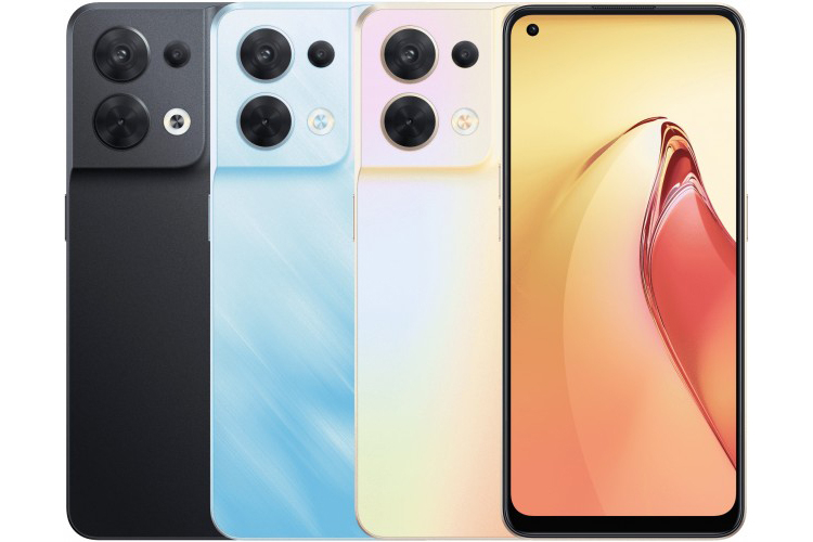 OppoはReno8シリーズのスマートフォンを発表しました