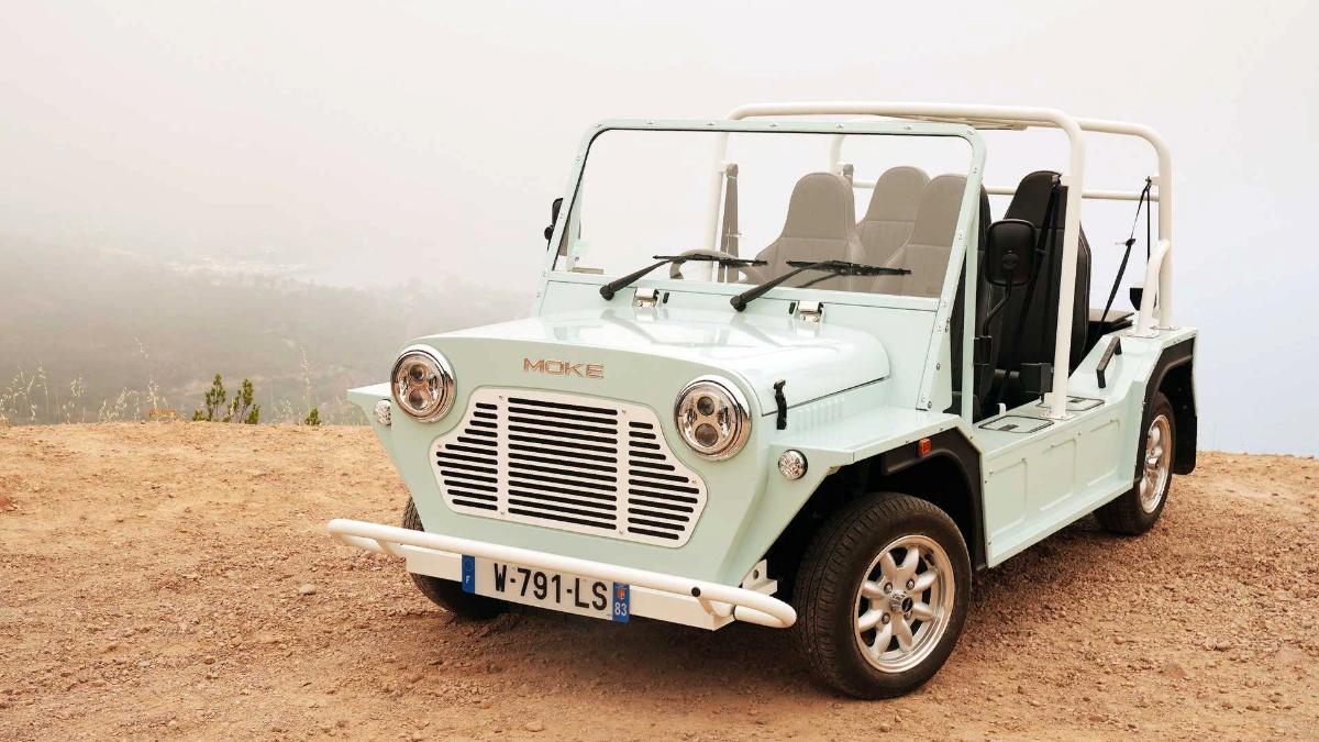 Présentation de la voiture électrique de 44 chevaux Moke Californian