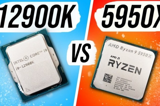 Intel Core i9-12900K em comparação com Ryzen 9 5950X em jogos modernos - novo da Intel 4% mais rápido