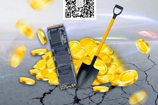 A criptomoeda Chia extraída com HDD e SSD caiu para US $ 100