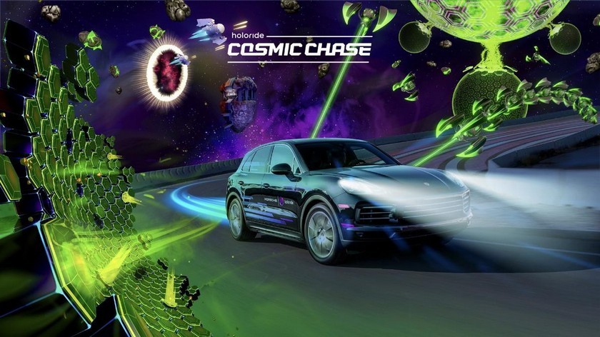 Porsche lance la technologie de réalité virtuelle Holoride au LA Entertainment Center