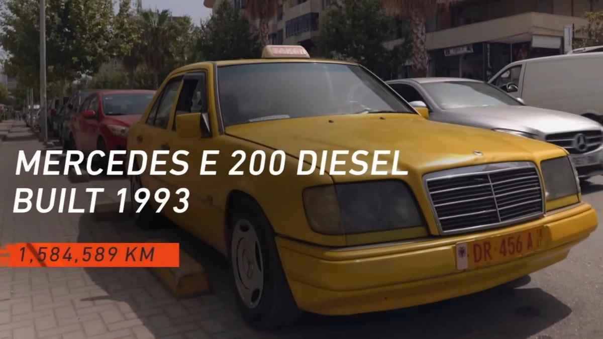 Le moteur de cette Mercedes Classe E de 1993 a parcouru 1,6 million de km.