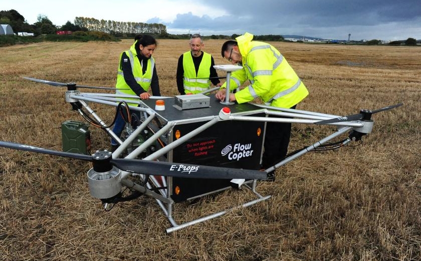 Drone Flowcopter pode transportar uma carga de 150 kg