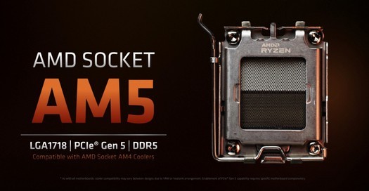 AMD Mostra Processador Ryzen Zen 4 - Processador 5nm, 5GHz, Socket AM5, DDR5 e Suporte PCIe 5.0