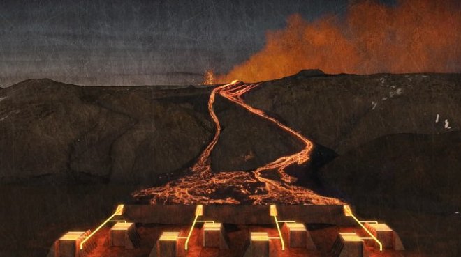 Gli architetti islandesi propongono di utilizzare la lava vulcanica nella costruzione