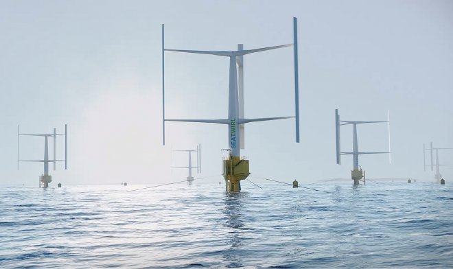 노르웨이 해안에 최초의 1MW 수직 풍력 터빈이 건설됩니다.