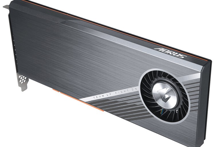 Gigabyte enthüllt Aorus Gen5 AIC Adapter Grafikkarte mit Unterstützung für vier SSDs