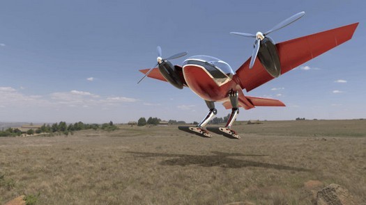 En Afrique du Sud, ils ont imaginé le taxi aérien Macrobat, dont le design ressemble à celui d'un oiseau - il a des jambes au lieu de roues