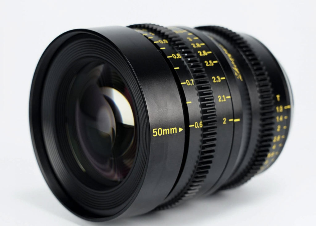 Objectif de cinéma Mitakon Speedmaster 50 mm T1 annoncé pour 399 $