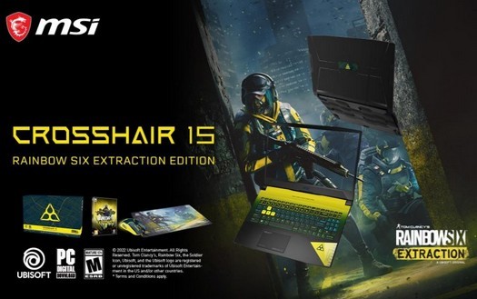MSI aktualisiert Crosshair-Gaming-Laptops mit exklusiver Crosshair 15 Rainbow Six Extraction Edition