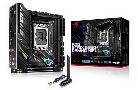 ASUS enthüllt ROG Strix B660-I Gaming WIFI Mini-ITX Board für Alder Lake Prozessoren
