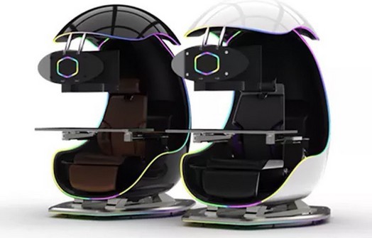 Cooler Masterが3台のモニターと内蔵PCを備えたCMIXGamePodゲーミングチェアを発表