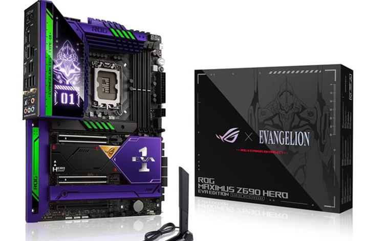 ASUSがエヴァンゲリオンアニメROG Maximus Z690ヒーローボードを発表