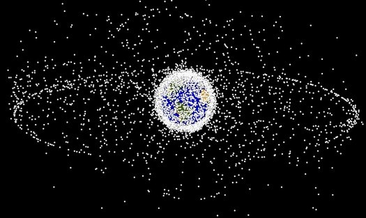 Os cientistas descobriram o que fazer com os detritos espaciais na órbita da Terra - coletá-los em anéis, como Saturno