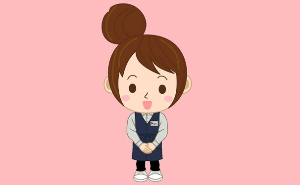 아바타 출납원이 있는 소매점 일본에서 오픈