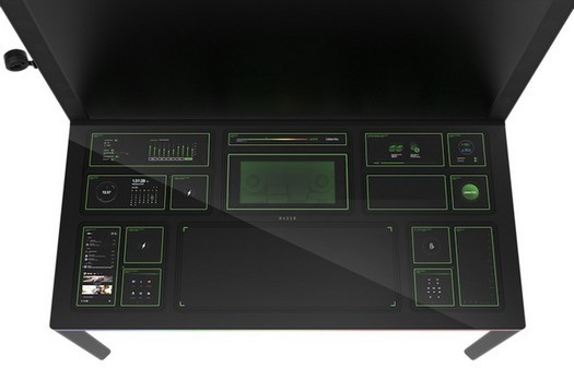 Razer stellt einen Konzeptcomputer in Form eines Tisches mit riesigem OLED-Bildschirm vor