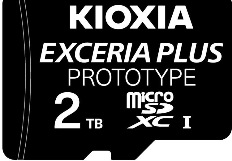 Kioxia hat den weltweit ersten funktionierenden Prototyp einer 2 TB microSDXC-Karte entwickelt