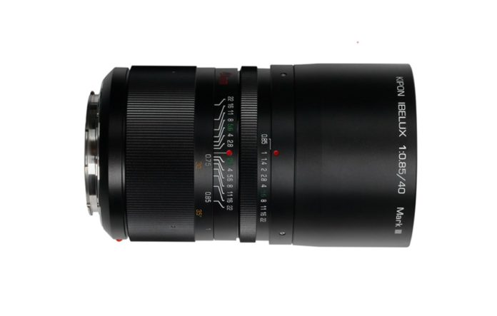 Kipon Ibelux 40mm F / 0.85 Mark IIIレンズが導入されました