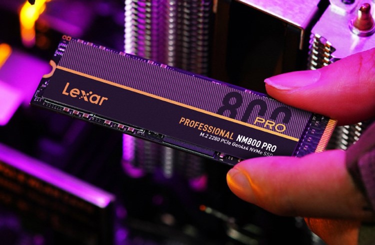 Lexar dévoile les disques SSD NM800PRO - jusqu'à 7500 Mo/s
