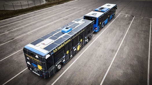 Des bus équipés de panneaux solaires feront leur apparition dans les rues de Munich