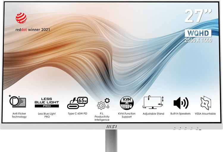 MSI annuncia il moderno monitor MD272QPW con switch KVM