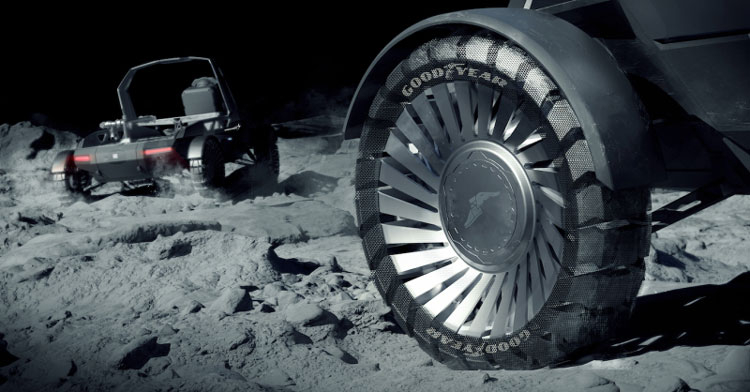 Goodyear si unisce al progetto dei veicoli lunari