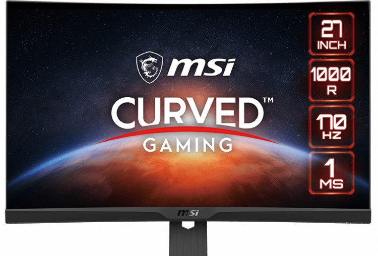 MSI lança monitor de jogos côncavo G272CQP com taxa de atualização de 170Hz
