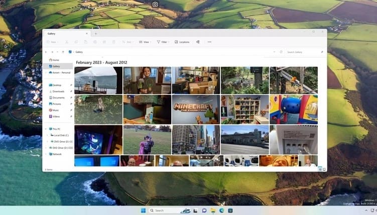Windows 11で発見された隠しギャラリーと新しいエクスプローラ