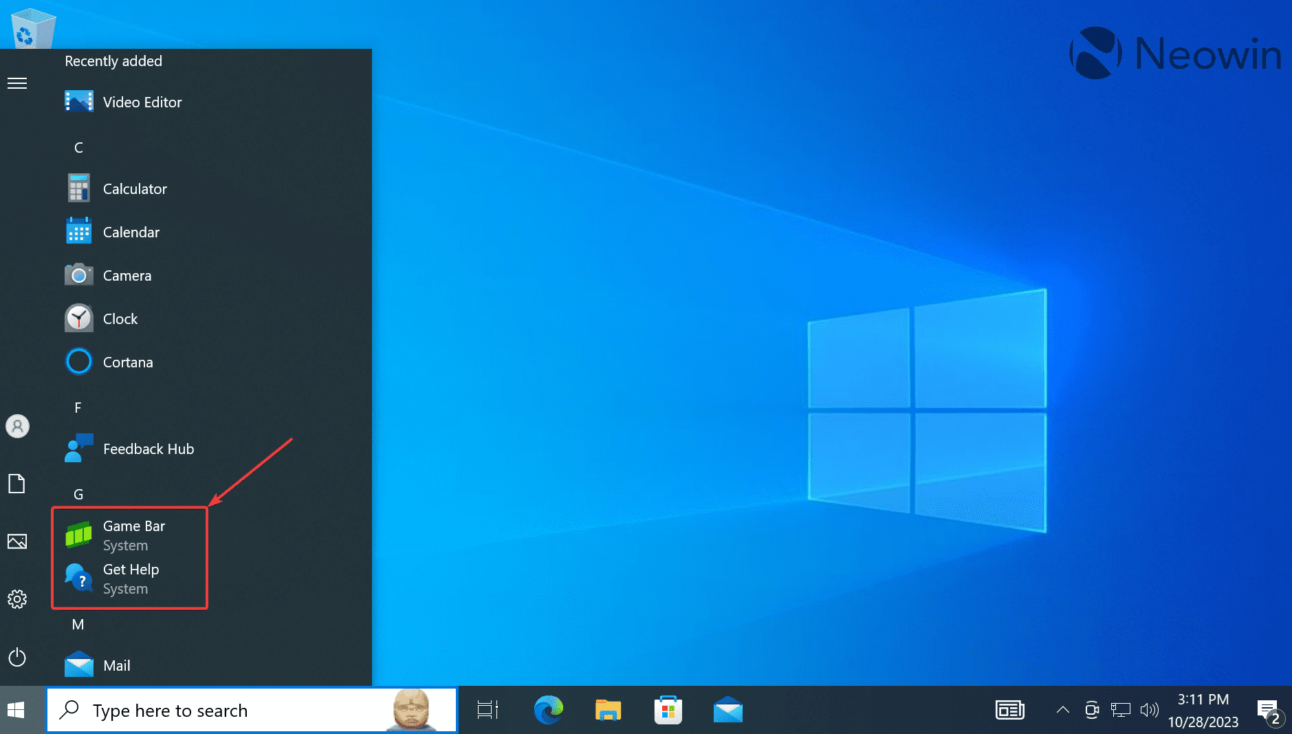 Windows 10의 시작 메뉴에 예상치 못한 업데이트가 도착했습니다