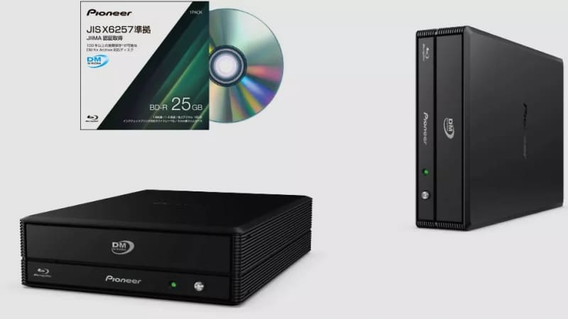 파이오니아, 100년 보증의 블루레이 디스크 출시