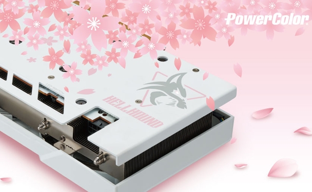 PowerColor lançará Radeon RX 6650 XT Hellhound em design rosa e branco