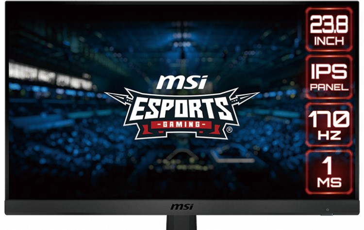 MSI annuncia il monitor da gioco G2412 a 170 Hz