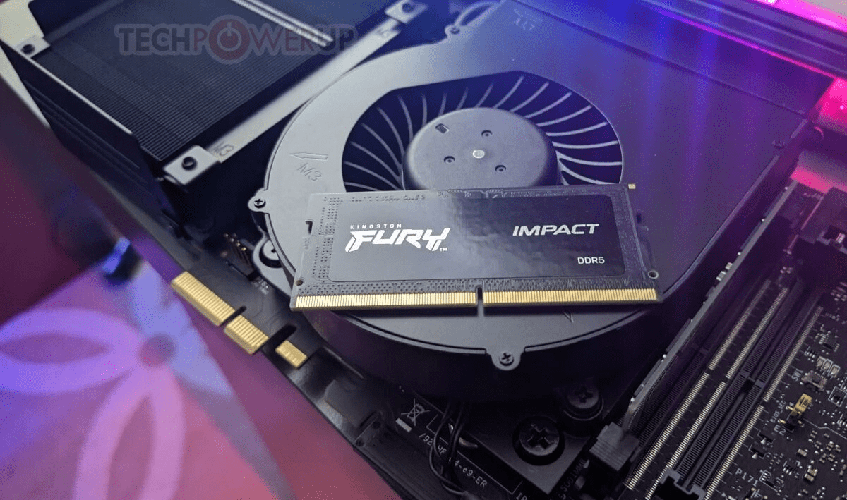 Présentation de la RAM Kingston Fury Impact DDR5-5600 pour ordinateurs portables