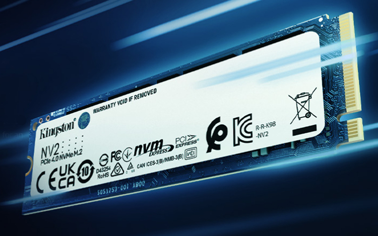 Kingston, 최대 2TB의 NV2 PCIe 4.0 x4 드라이브 출시