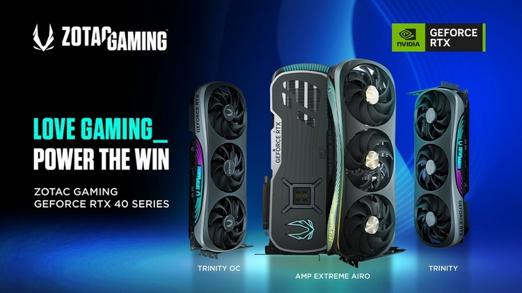 Zotac, AMP Extreme AIRO, Trinity OC 및 Trinity 에디션에서 GeForce RTX 4090 및 RTX 4080 발표