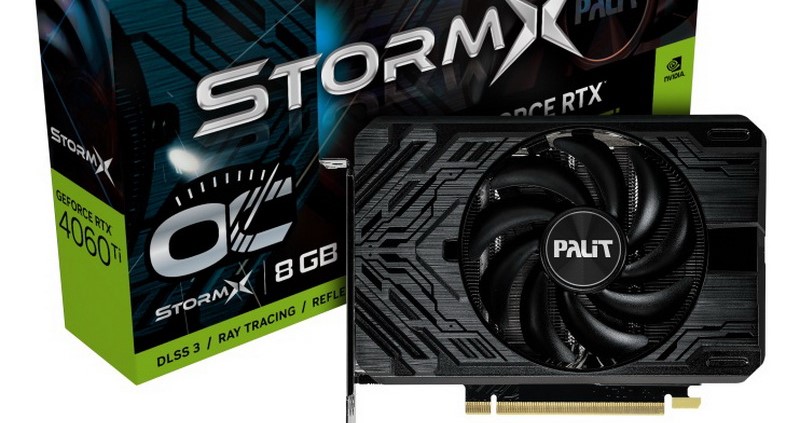 Palit présente les cartes graphiques compactes GeForce RTX 4060 Ti et RTX 4060 Dual et StormX