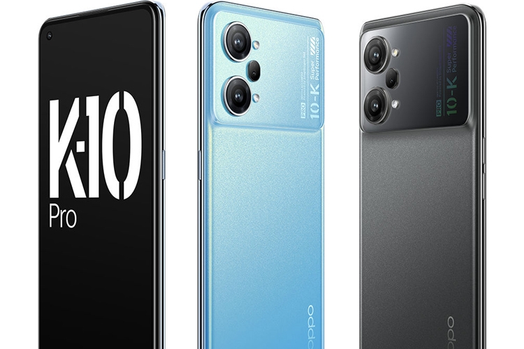 Snapdragon888チップと120Hzスクリーンを搭載したOppoK10Proスマートフォン