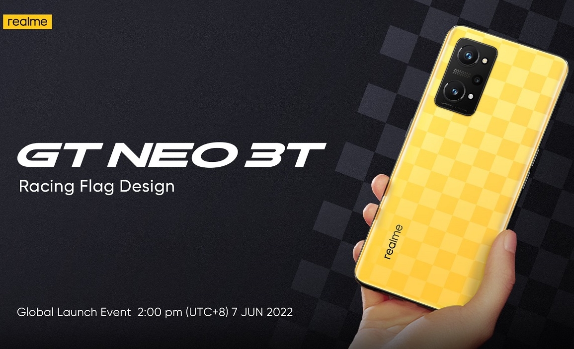 La conception du Realme GT Neo 3T confirmée par le teaser officiel